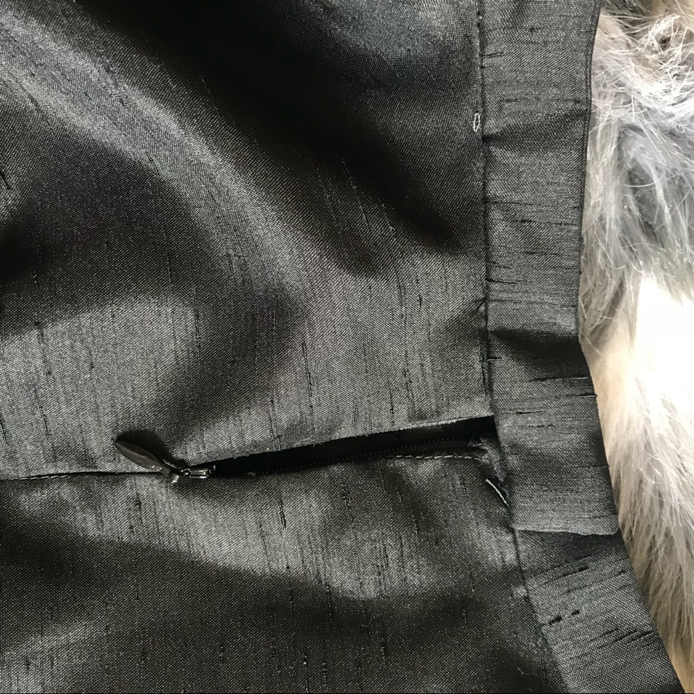 Black Flare Layered Circle Skirt - Picture 6 of 7